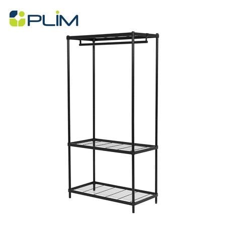 ตู้เสื้อผ้าราวแขวน PLIM LINEAR WR90-1-180 สีดำ