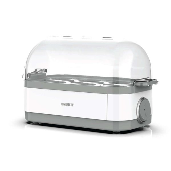 เครื่องต้มไข่ 6 ฟอง HOMEMATE (HOM-216012) สีขาว