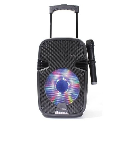 ลำโพงบลูทูธ MCROCK รุ่น DHT-720DF(A08) 8 นิ้ว แถมไมโครโฟน พร้อมล้อลาก