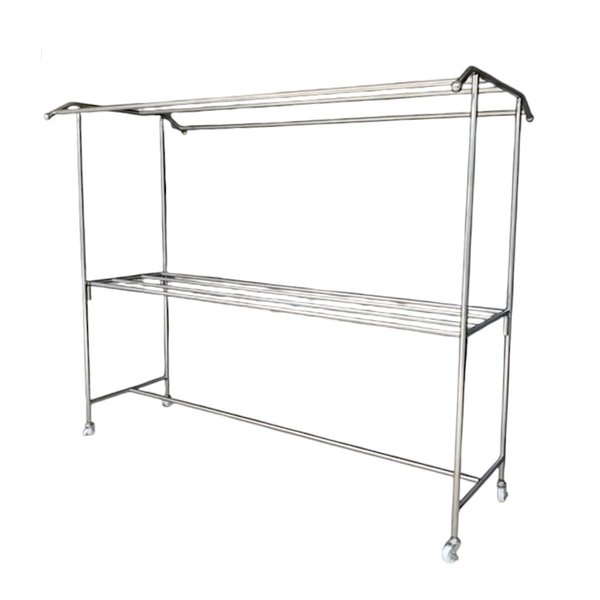 ราวตากผ้าสแตนเลส MEETANG STAINLESS รุ่น CR-8L200 ขนาด 104X205X175 ซม.