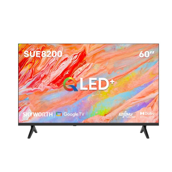 ทีวีคิวแอลอีดี 60 นิ้ว SKYWORTH (4K) SUE8200 GOOGLE TV สีดำ